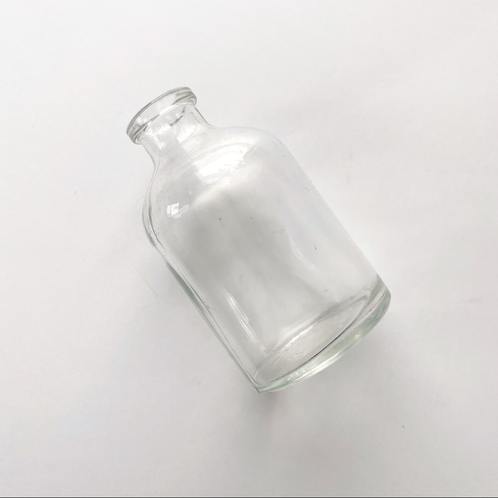Vintage Mini Clear Glass Jar Vase Plant Propagation - Picture 5 of 8